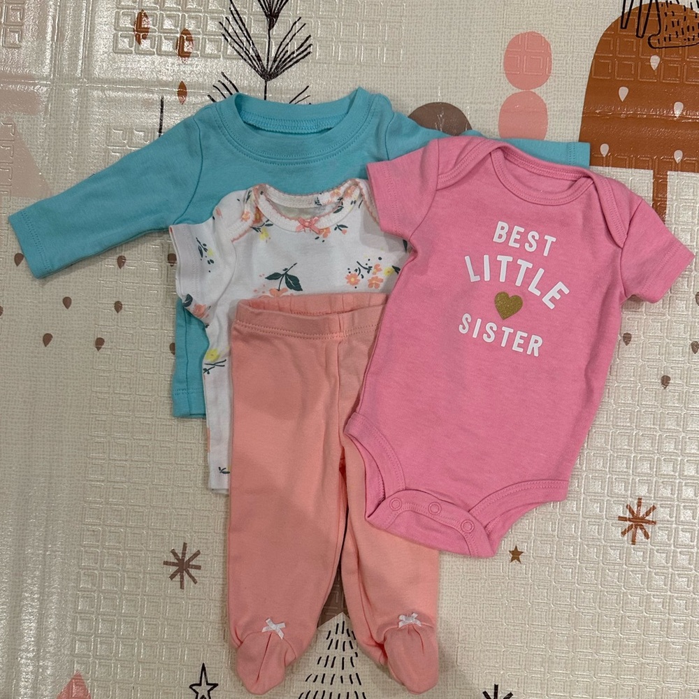 Newborn Carter’s Baby Girl Clothes